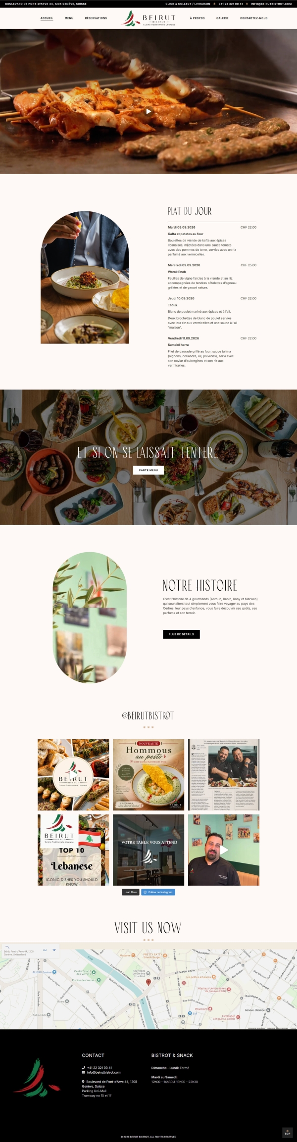 Beirut Bistrot website