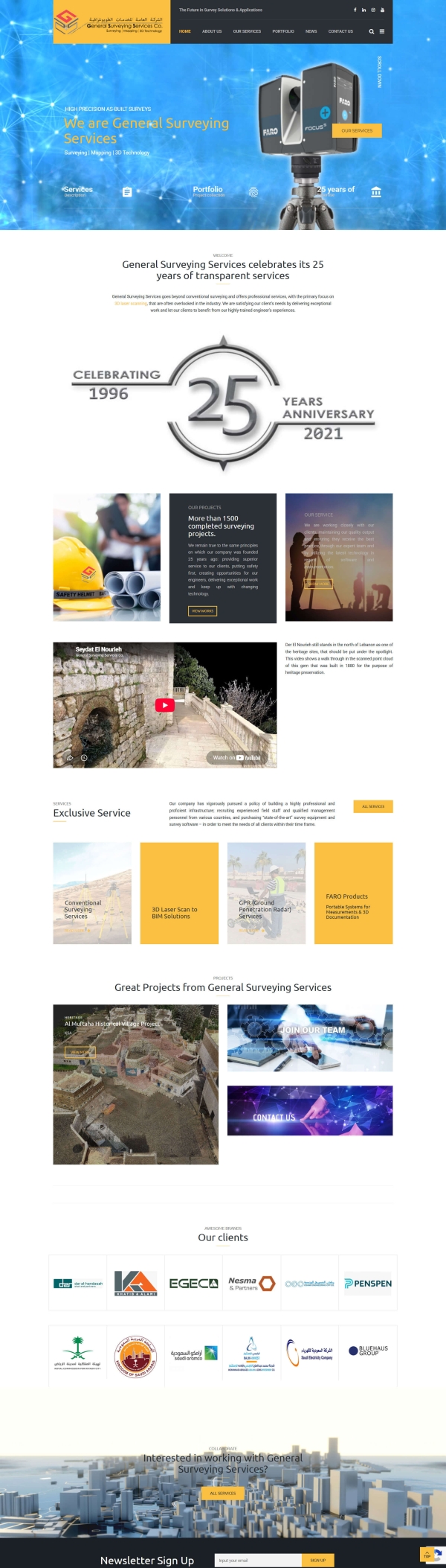 GSS Surveying website